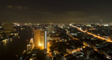 Bangkok şehir gece görüş, Tayland
