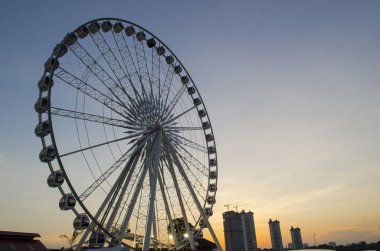 Dönme dolap Sunset., resim için resim