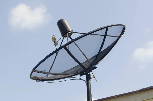 Satellitenschüsseln Antenne Bild Für Kunstwerk — Stockfoto