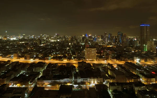 Bangkok City Night View Thailand — Stock Photo, Image