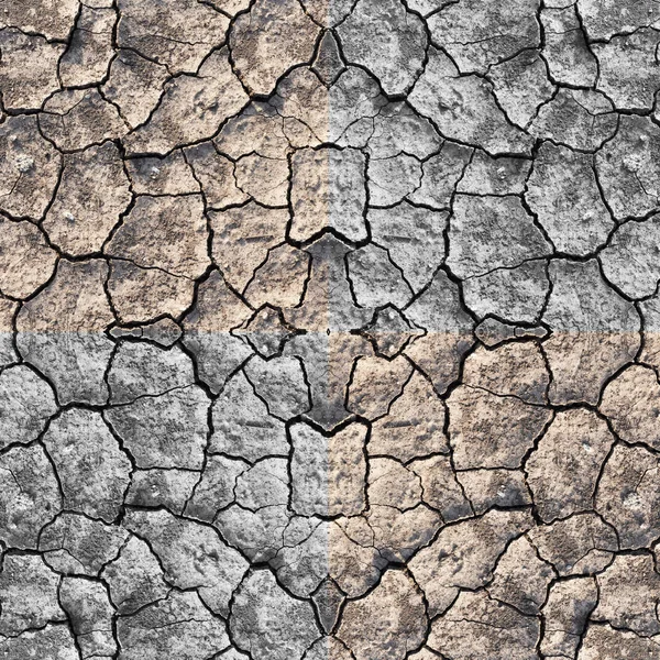 Terra Rachada Textura Seca Solo — Fotografia de Stock