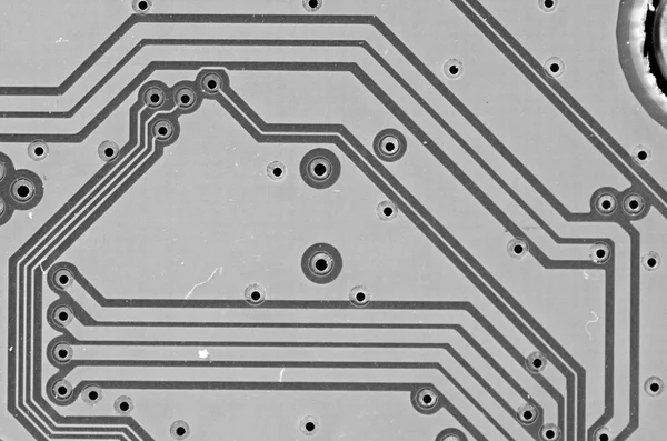 Computer Circuit Board Closeup — Stock Photo, Image