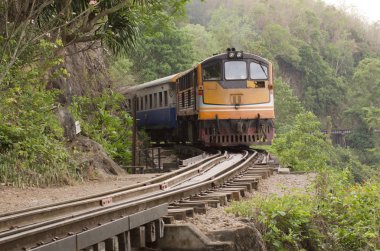 Trenin ölüm demiryolu, Kanchanaburi, Tayland de