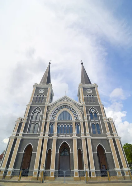 Die Römisch Katholische Kirche Chanthaburi Provinz Thailand Die Kathedrale Der — Stockfoto