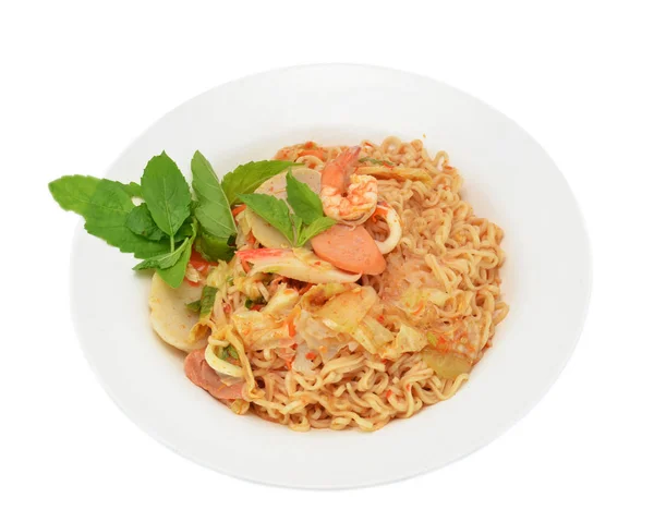 Macarrão Picante Comida Estilo Tailandês Ásia — Fotografia de Stock