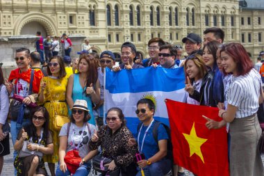 Dünya Kupası Kutlaması, 2018 Fifa Dünya Kupası futbol maçı, Luzhniki Stadyumu, Moskova, Rusya - 01 Haziran 2018
