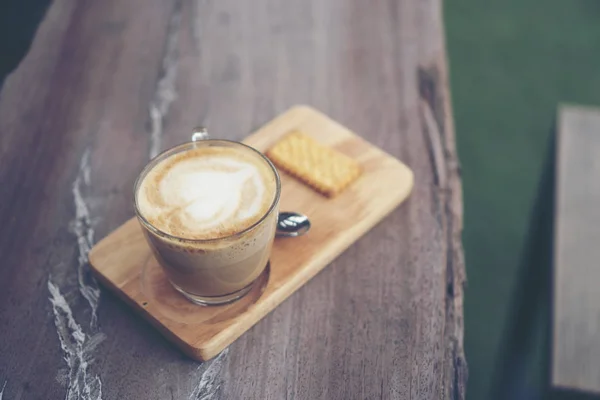 Kaffeetasse Coffeeshop Bild Vintage Stil — Stockfoto