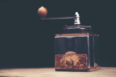 vintage kahve öğütücü, vintage filtre görüntü