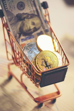 bitcoin ile online iş, online pazarlama konsepti