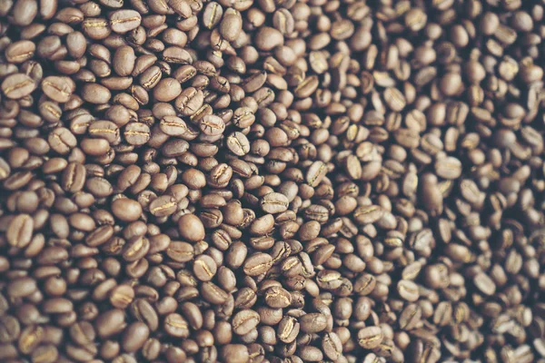Pozadí Textury Pro Kávové Fazole Closeup Obraz Filtru — Stock fotografie