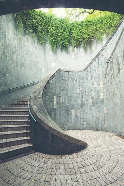 Spiral Staircase Fort Canning Park Singapore — Stock Photo, Image