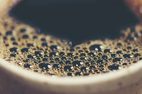 コーヒーの泡のテクスチャ背景 — ストック写真