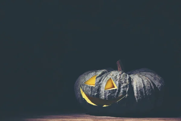 Fundo Arte Conceito Halloween Com Abóbora — Fotografia de Stock