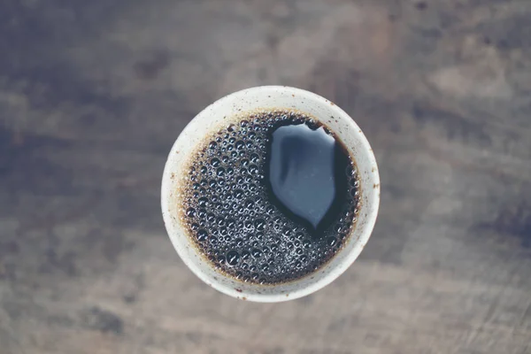 Café negro caliente, vida de la mañana —  Fotos de Stock