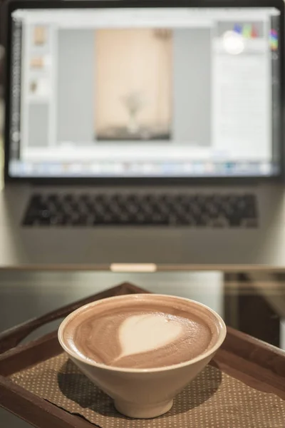 coffee with notebook for business