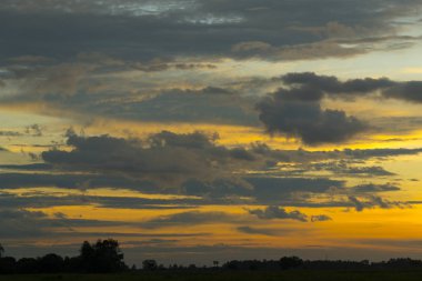 doğanın gün batımı görünümü