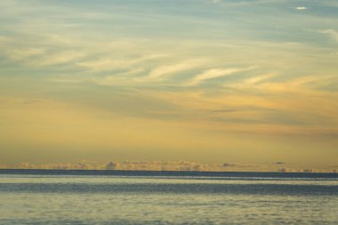 beautiful view of sunset over sea, Thailand