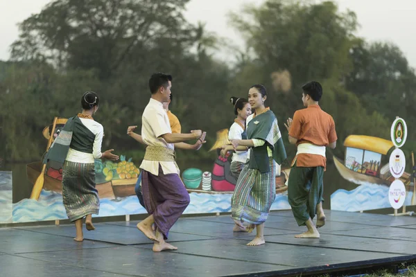 Bangkok Tailanda Marzo Espectáculo Danza Tailandesa Ceremonia Religiosa Arte Nativo —  Fotos de Stock