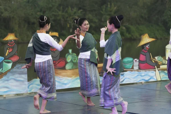 Bangkok Tailanda Marzo Espectáculo Danza Tailandesa Ceremonia Religiosa Arte Nativo —  Fotos de Stock