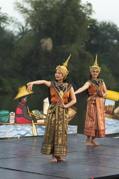 Bangkok Thailand Марта Thai Dance Show Religious Ceremony Native Art — стоковое фото