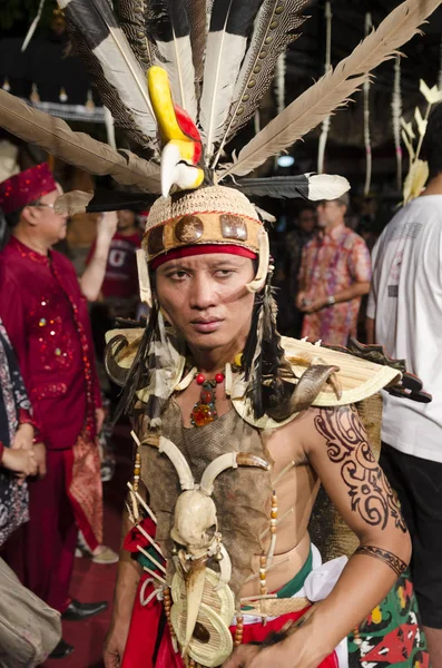 Denpasar Bali Indonésie Juin Une Danseuse Non Identifiée Peuple Autochtone — Photo