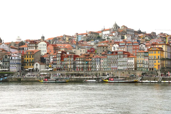 Porto Portugal Junho 2018 Skyline Cidade Velha Outro Lado Rio — Fotografia de Stock