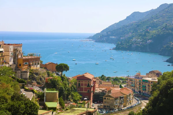 Splendida Vista Della Costiera Amalfitana Dal Paese Vietri Sul Mare — Foto Stock