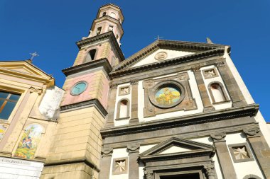 Cephe St John Baptist Kilisesi Vietri sul Mare, Amalfi Coast, İtalya