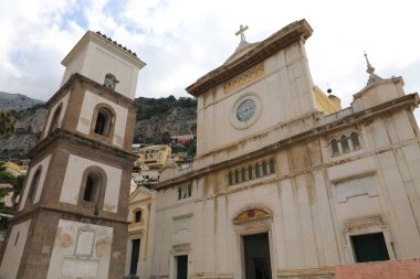 Kilise Santa Maria Assunta, Positano, Amalfi coast, İtalya
