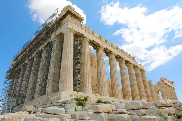 Templo Parthenon Acrópole Atenas Grécia — Fotografia de Stock