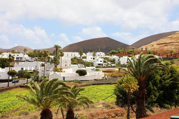 Yaiza Pittoresk Liten Lanzarote Island Kanarieöarna Spanien — Stockfoto