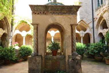 Villa Cimbrone Ravello köyü Amalfi Coast, İtalya