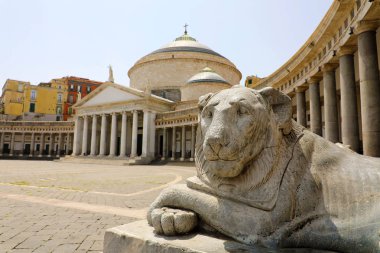 Piazza del Plebiscito Meydanı, Napoli, İtalya