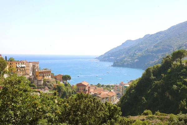 Vue Imprenable Sur Côte Amalfitaine Depuis Village Vietri Sul Mare — Photo