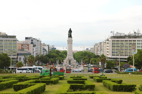 Λισαβόνα Πορτογαλία Ιουνίου 2018 Όμορφη Θέα Στο Πάρκο Eduardo Vii — Φωτογραφία Αρχείου