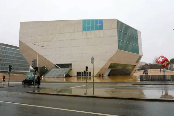 Porto, portugal - 31. januar 2019: music house (casa da musica) — Stockfoto