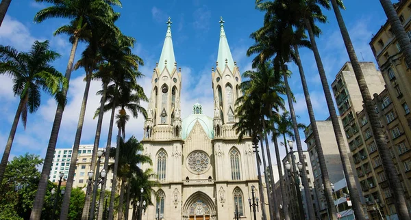 브라질 상파울루의 세 대성당 의 놀라운 전망 — 스톡 사진