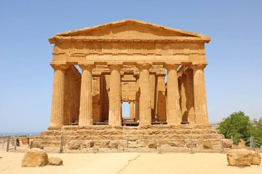 Concordia Tapınağı, Tapınaklar Vadisi, Agrigento, Sicilya, İtalya