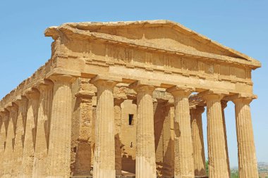 Concordia Tapınağı, Tapınaklar Vadisi, Agrigento, Sicilya, İtalya