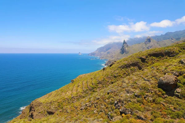 Anaga Rural Park prachtig wild landschap op Tenerife eiland, Canarische eilanden, Spanje — Stockfoto