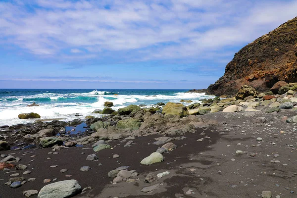 Playa Tamadite wild beach in Tenerife Island, Spain — Stock Photo, Image
