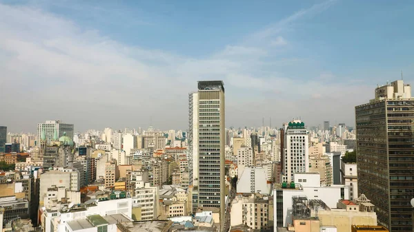 Metropolis Skyline Sao Paulo Downtown, Brasil — Fotografia de Stock