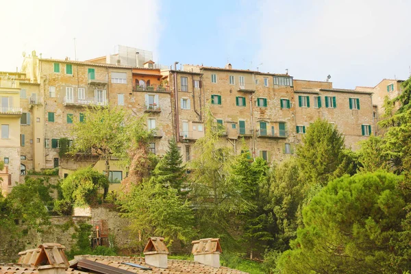 Cozy old medieval houses in Italy. — ストック写真