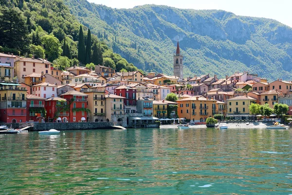 Hermoso Pueblo Varenna Vista Desde Lago Como Italia —  Fotos de Stock