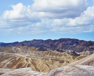 Ölüm Vadisi Milli Parkı 'nda Zabriskie Noktası, Kaliforniya