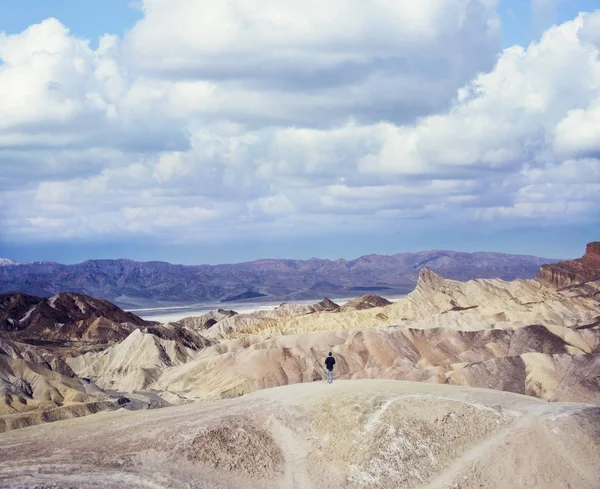 Ölüm Vadisi Milli Parkı 'nda Zabriskie Noktası, Kaliforniya — Stok fotoğraf