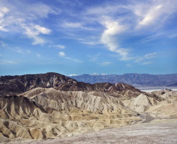 Zabriskie Point v národním parku Death Valley, Kalifornie — Stock fotografie