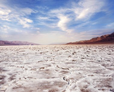 Badwater Havzası Ölüm Vadisi Milli Parkı, Kaliforniya, ABD