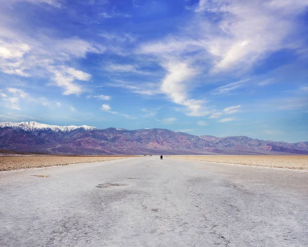 Badwater Basin in Death Valley National Park, Califórnia, EUA — Fotografia de Stock