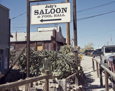 Oatman Town, Arizona Abd - 13 Mart 2019.